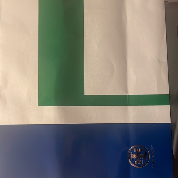 Tory Burch bags. Royal blue/green/white and sm. pink/purple has Velcro closure. - Picture 4 of 4